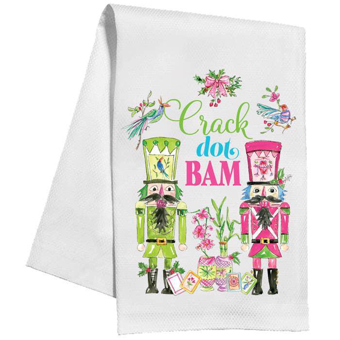 Nutcrackers Mahjong Tea Towel